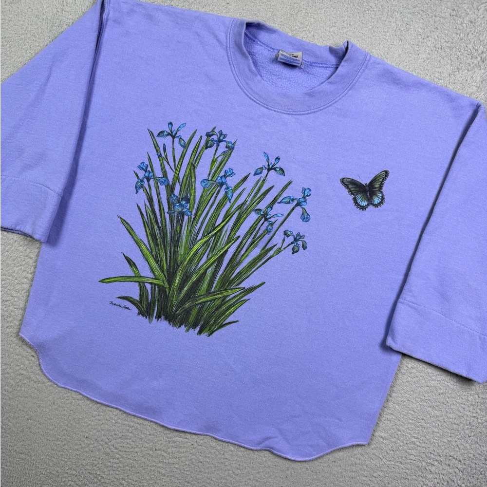 Vintage butterfly flower‎ sweatshirt